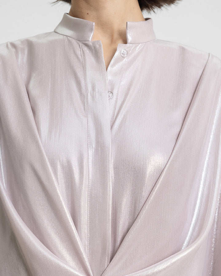 Draped Loose-Cut Kaftan