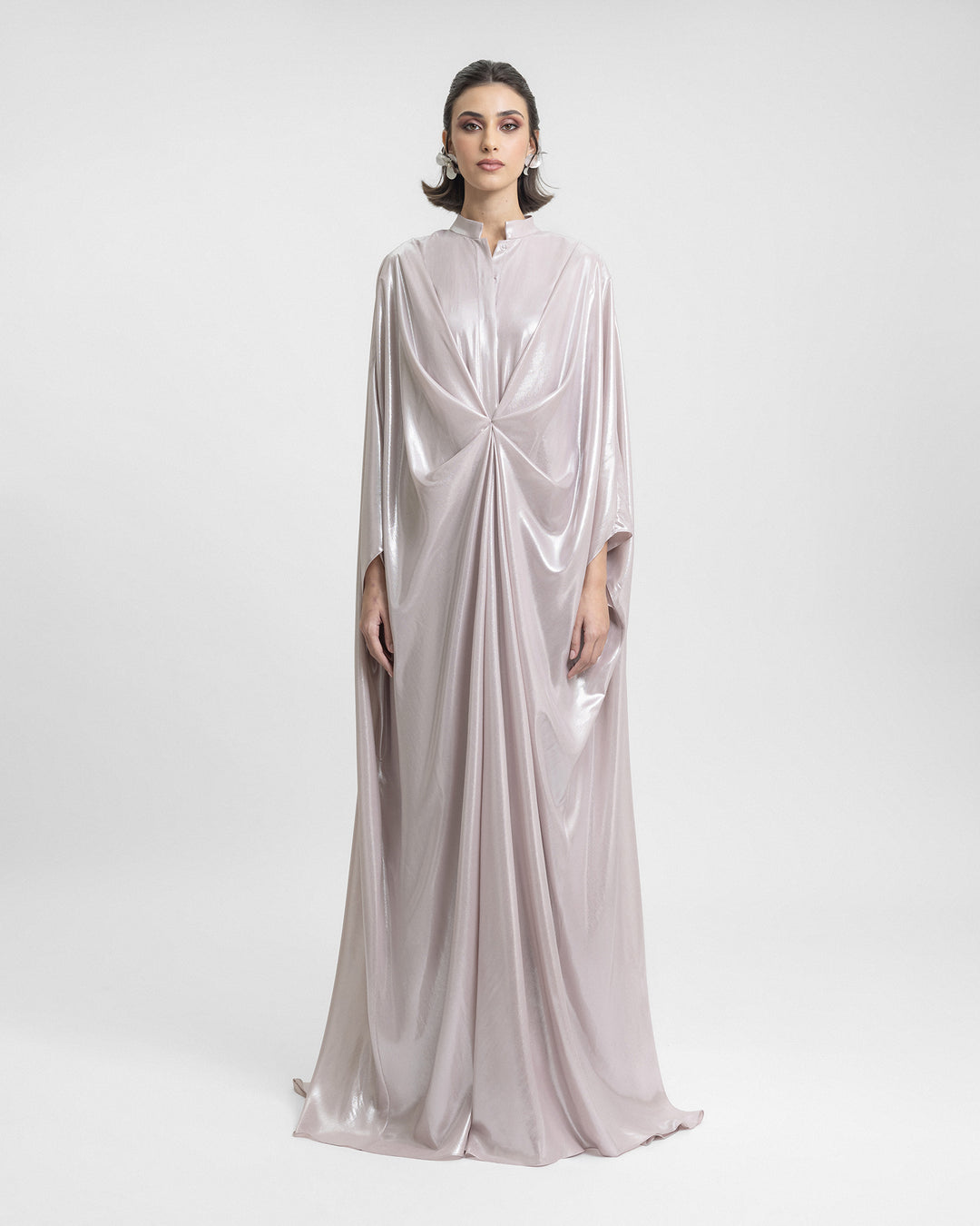 Draped Loose-Cut Kaftan