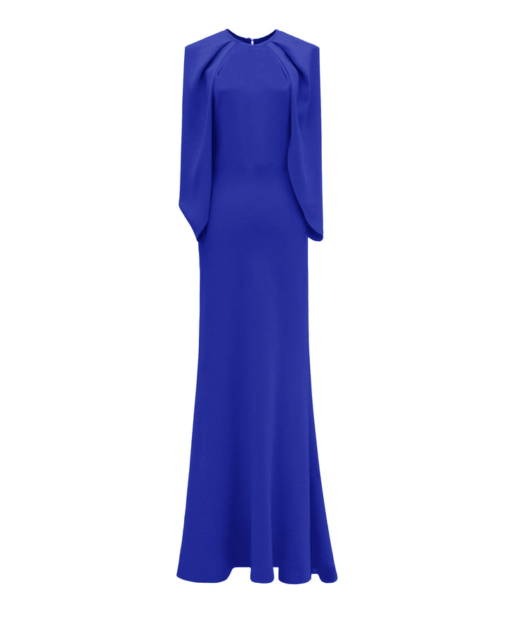 Slim Cut Royal Blue Dress