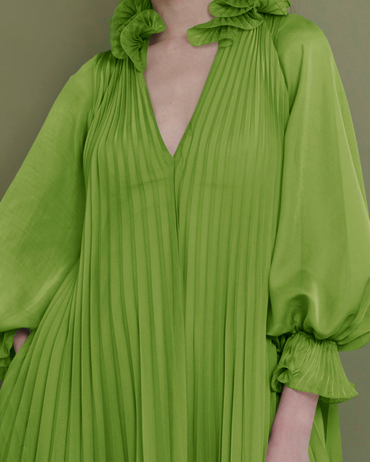 Loose Cut Green Kaftan