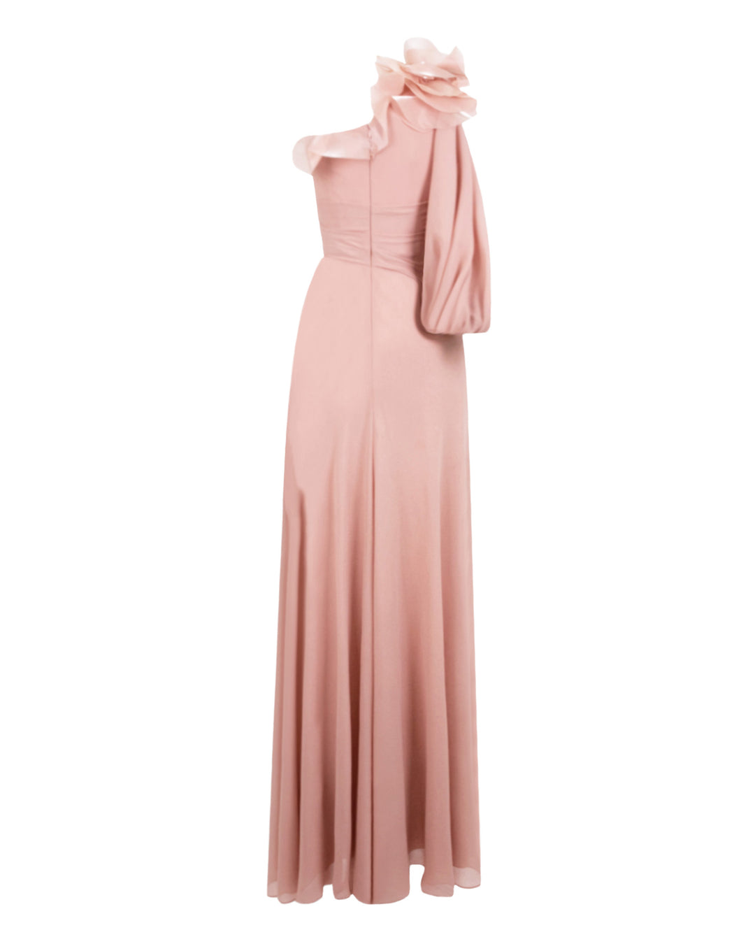 One-Shoulder with Draping Dress