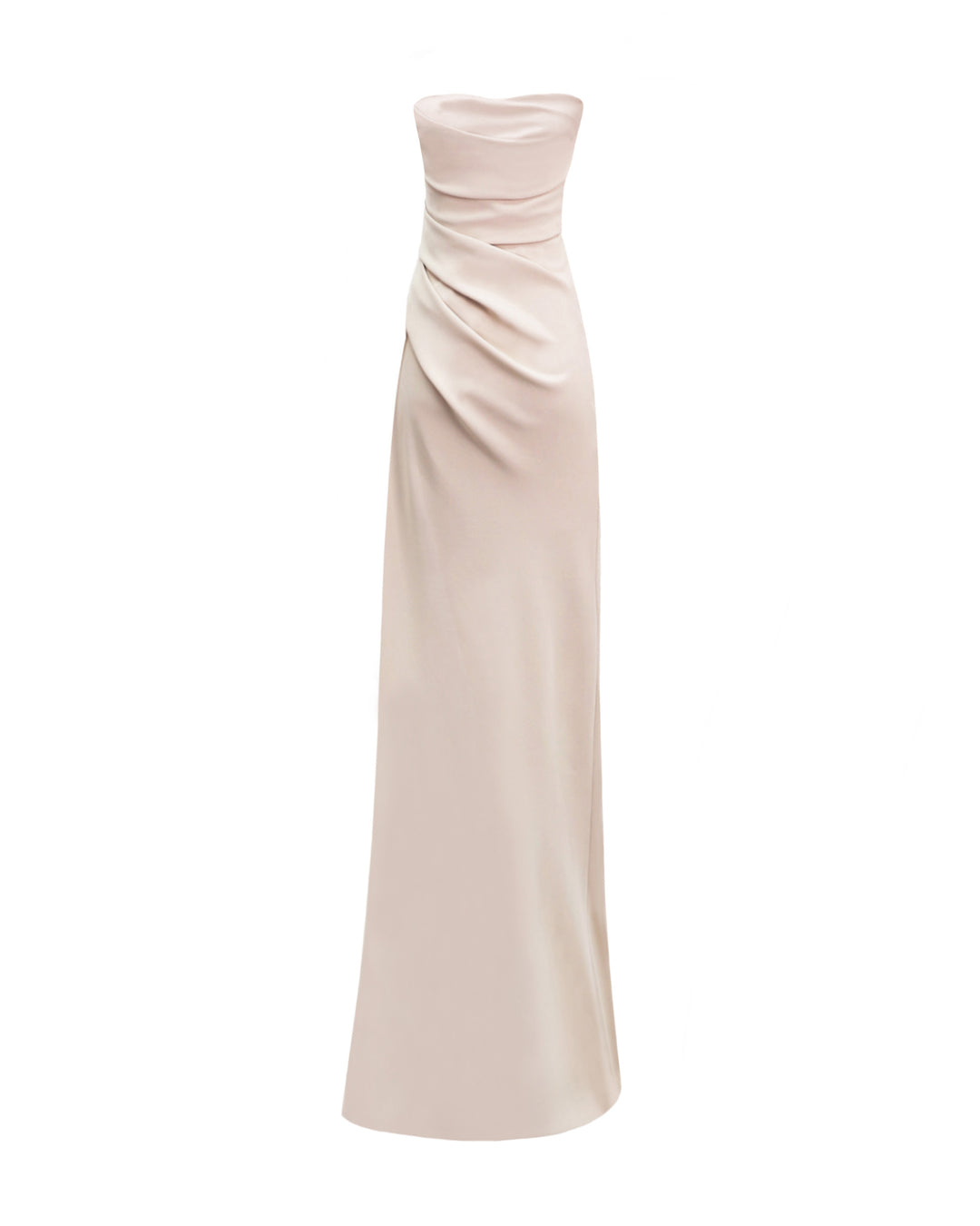 Strapless Draped Dress