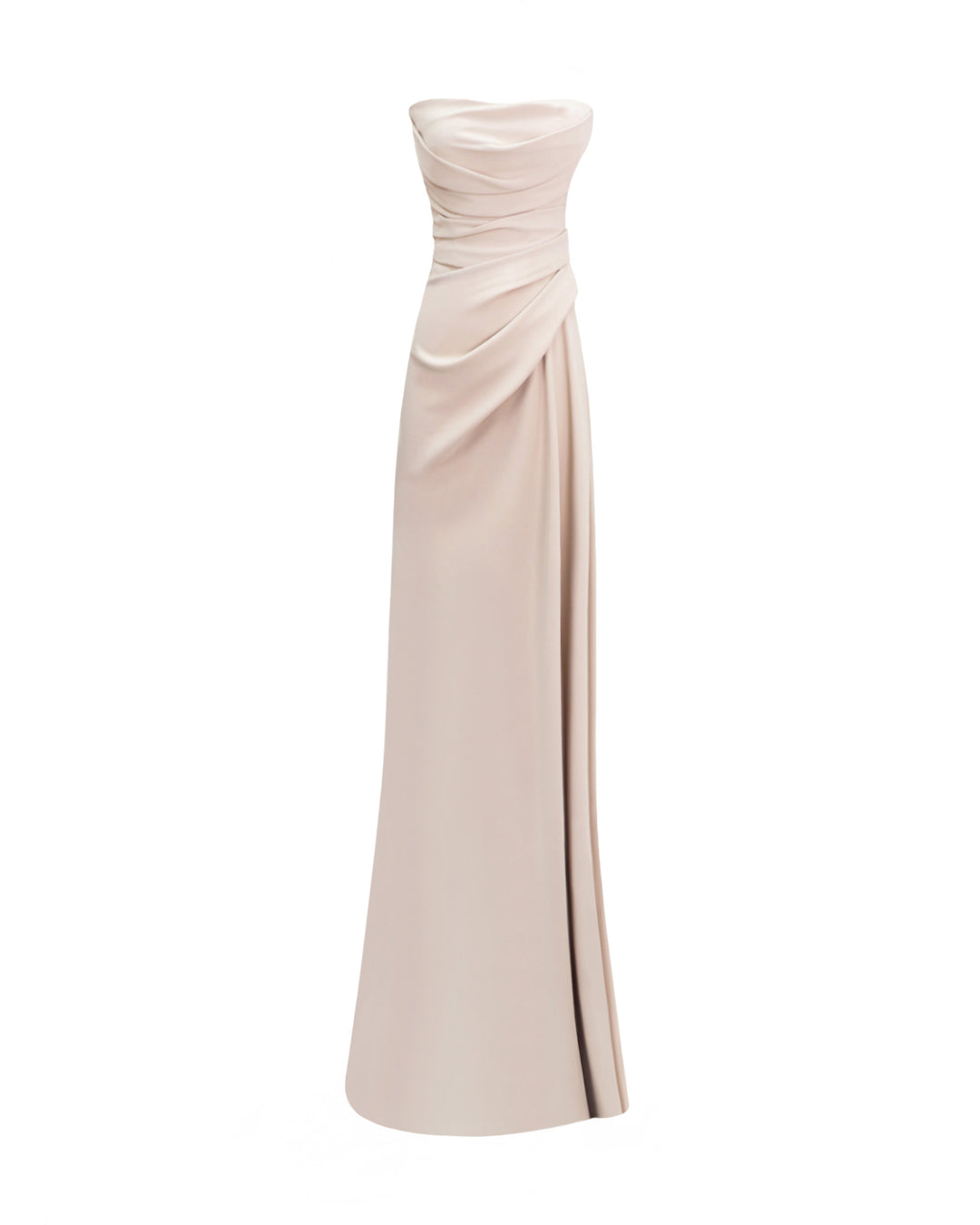 Strapless Draped Dress