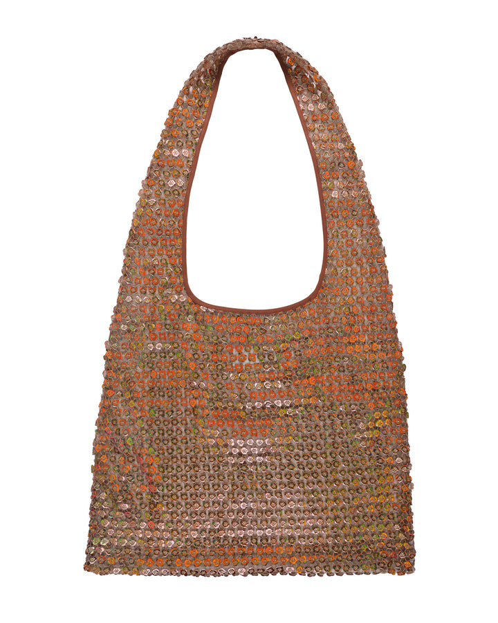 Color-Changing Sequins Bronze Tote Bag