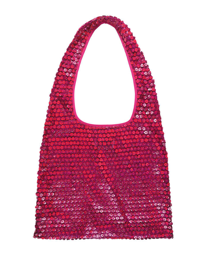 Color-Changing Sequins Fuchsia Tote Bag