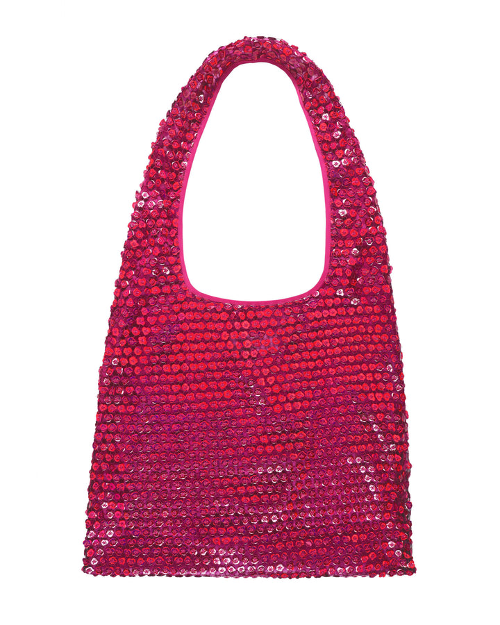 Color-Changing Sequins Fuchsia Tote Bag