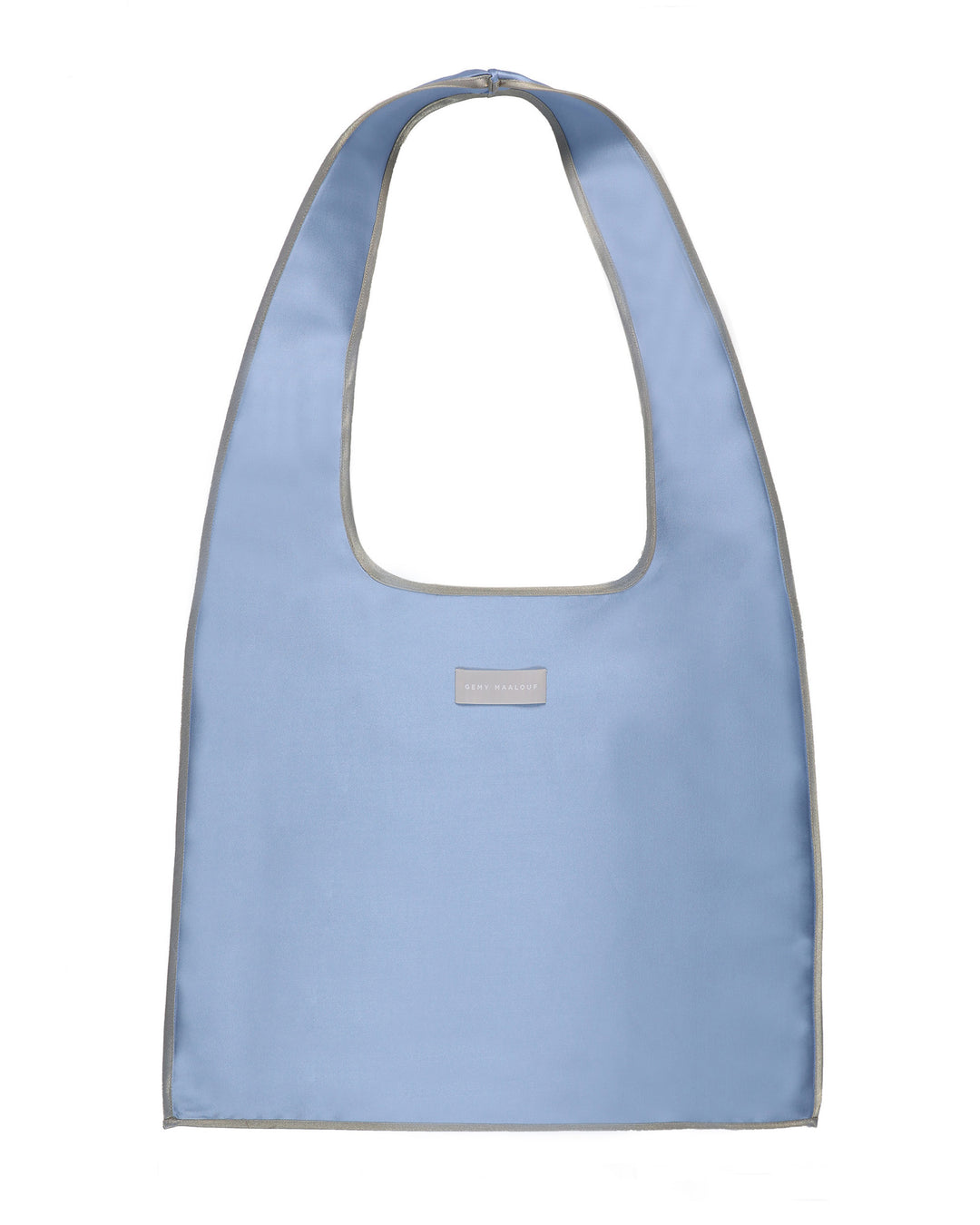 Shiny Reversible Blue Tote Bag