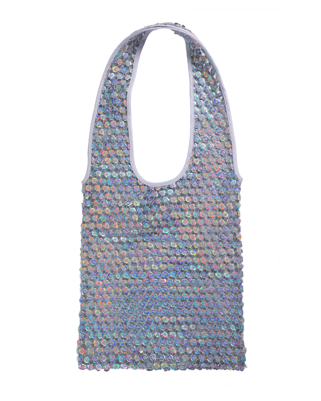 Color-Changing Sequins Aqua Tote Bag