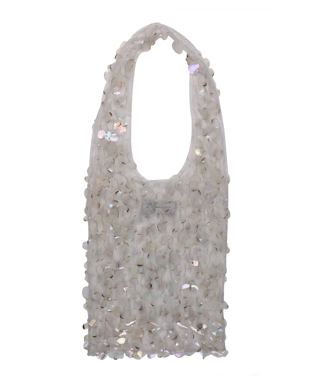 Color-Changing Sequins Greige Tote Bag