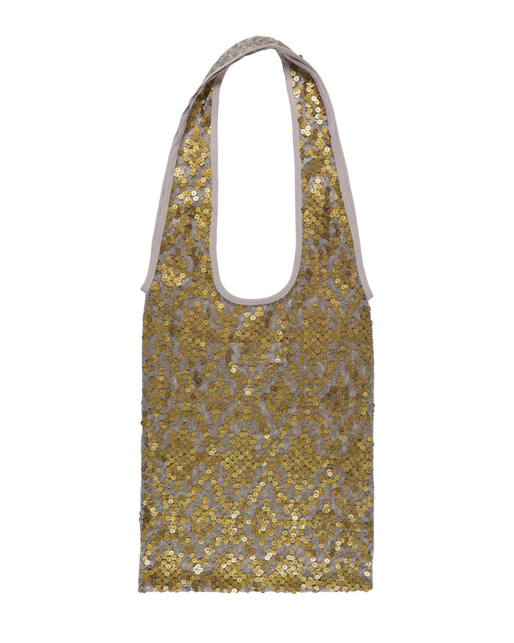 Color-Changing Sequins Gold Tote Bag