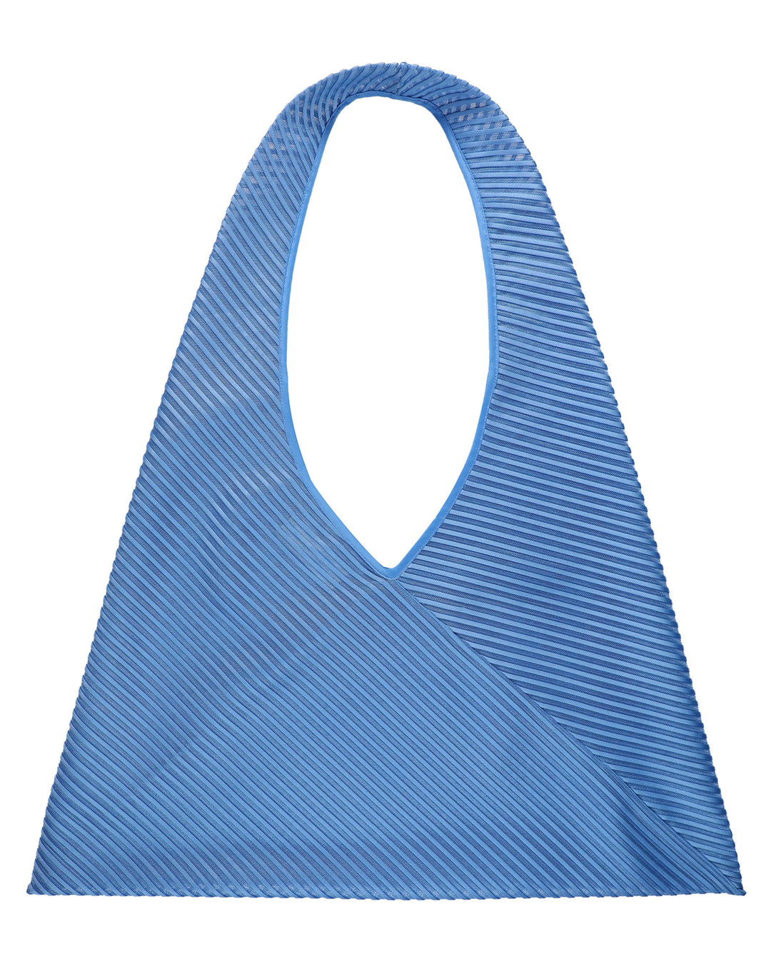 Structured Blue Tote Bag