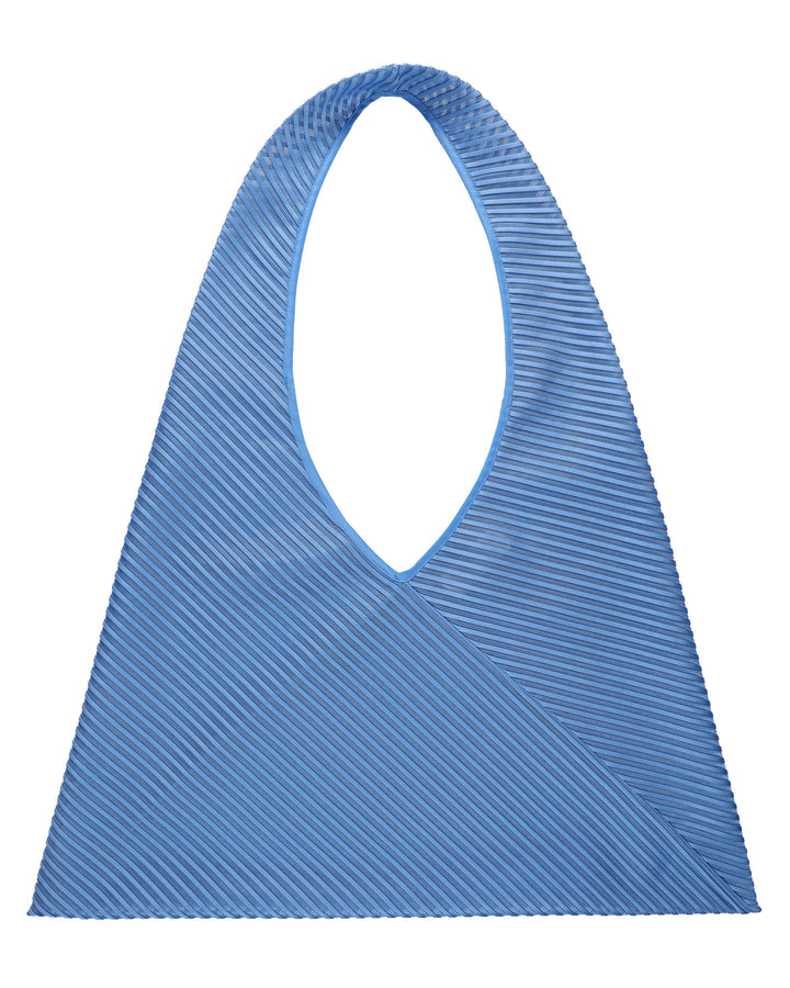 Structured Blue Tote Bag