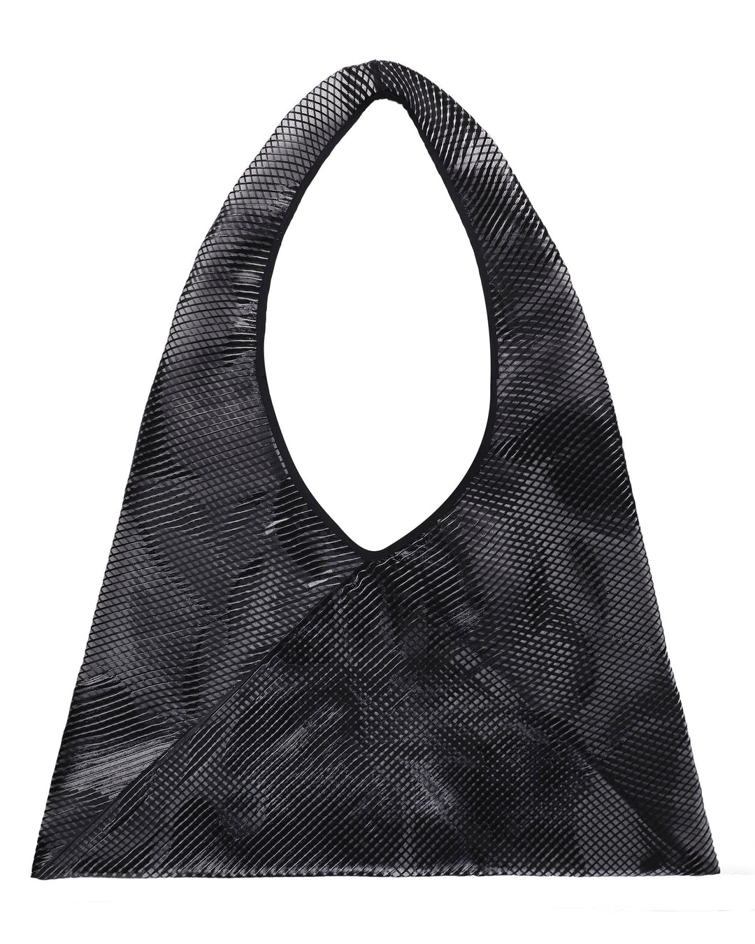 Sheer Black Floral Tote Bag