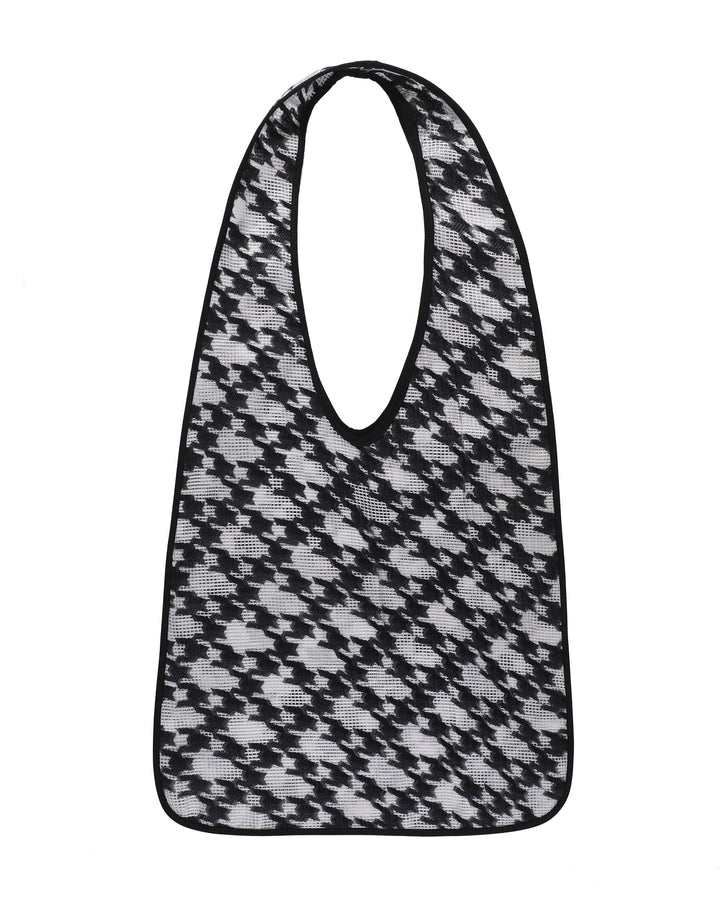 Patterned Sheer Tote Bag