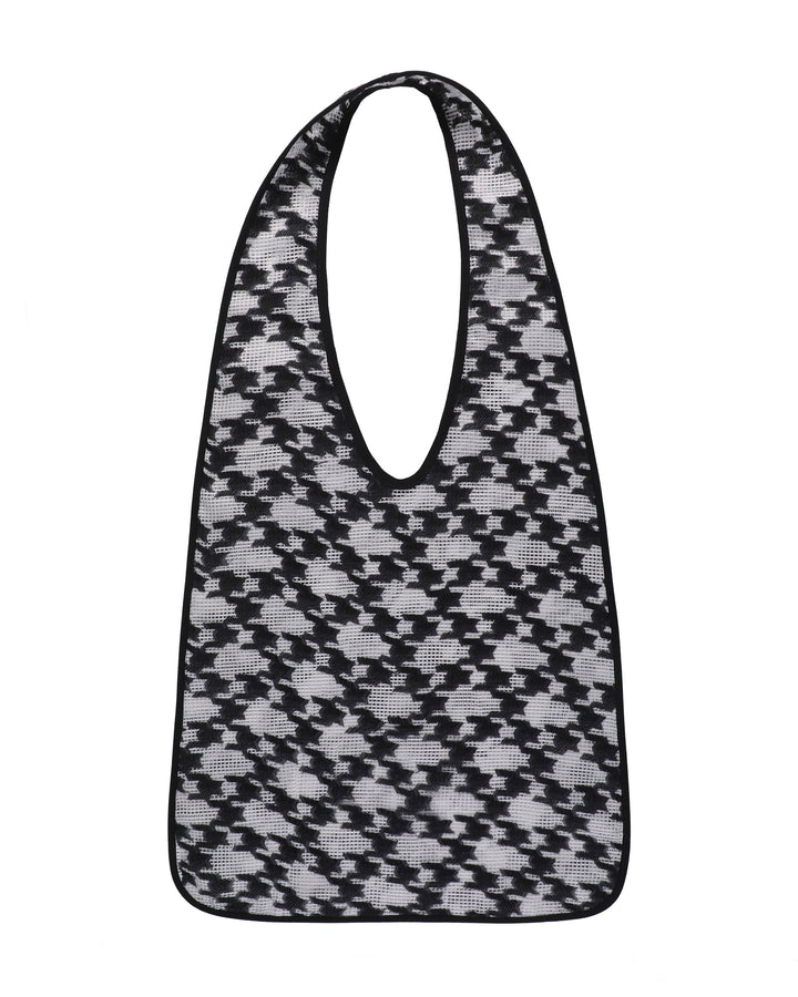 Patterned Sheer Tote Bag