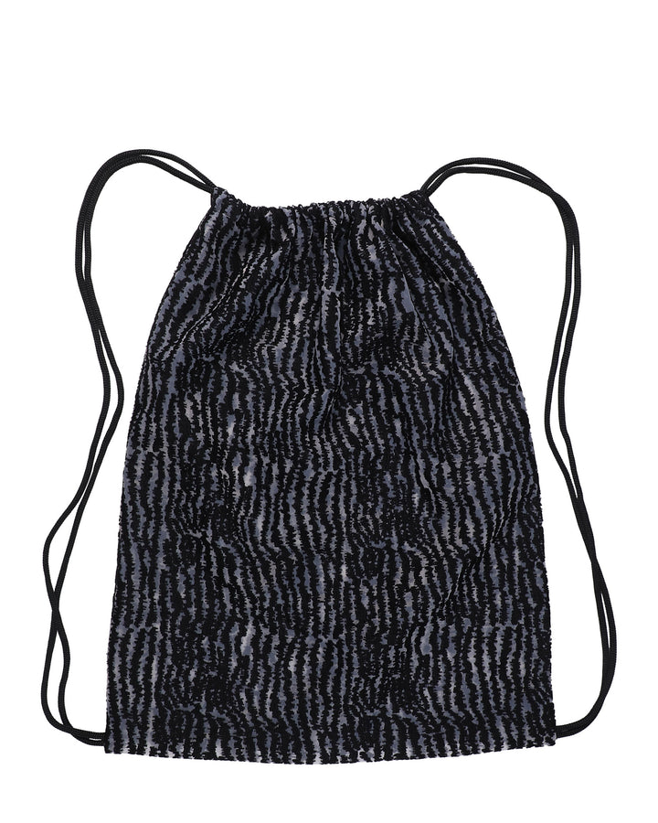 Sheer Textured Pattern Backpack