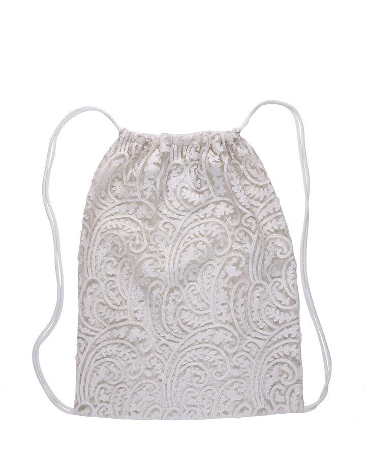 Lace Drawstring Backpack