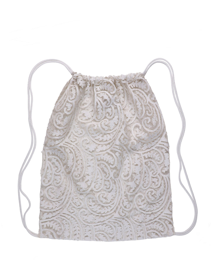 Lace Drawstring Backpack