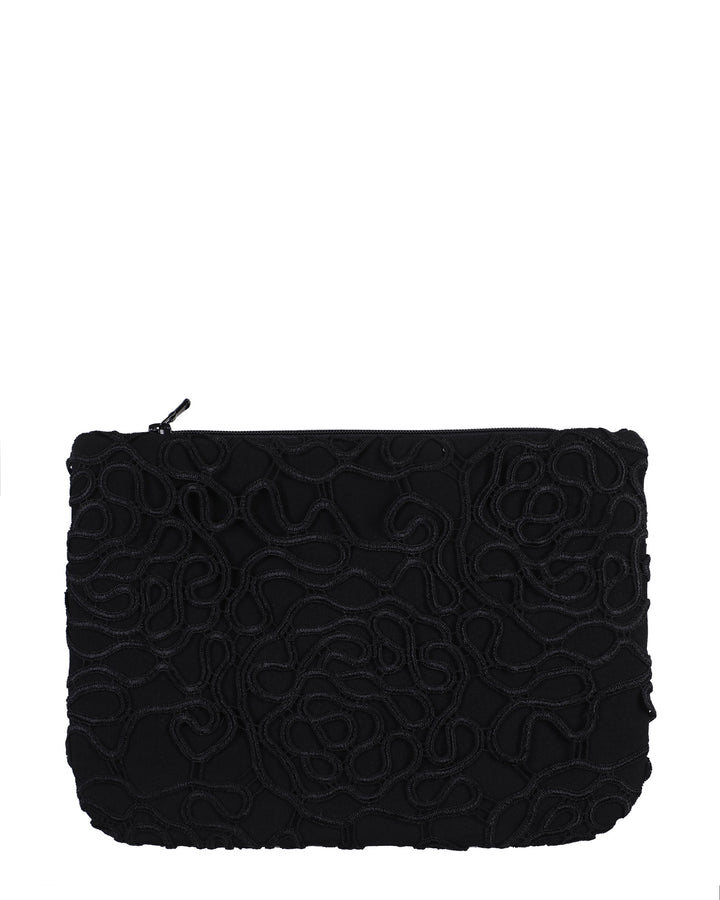 Lace Clutch with Hand Strap