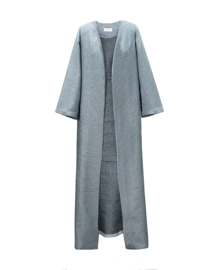 Open Loose-Cut Blue Kaftan