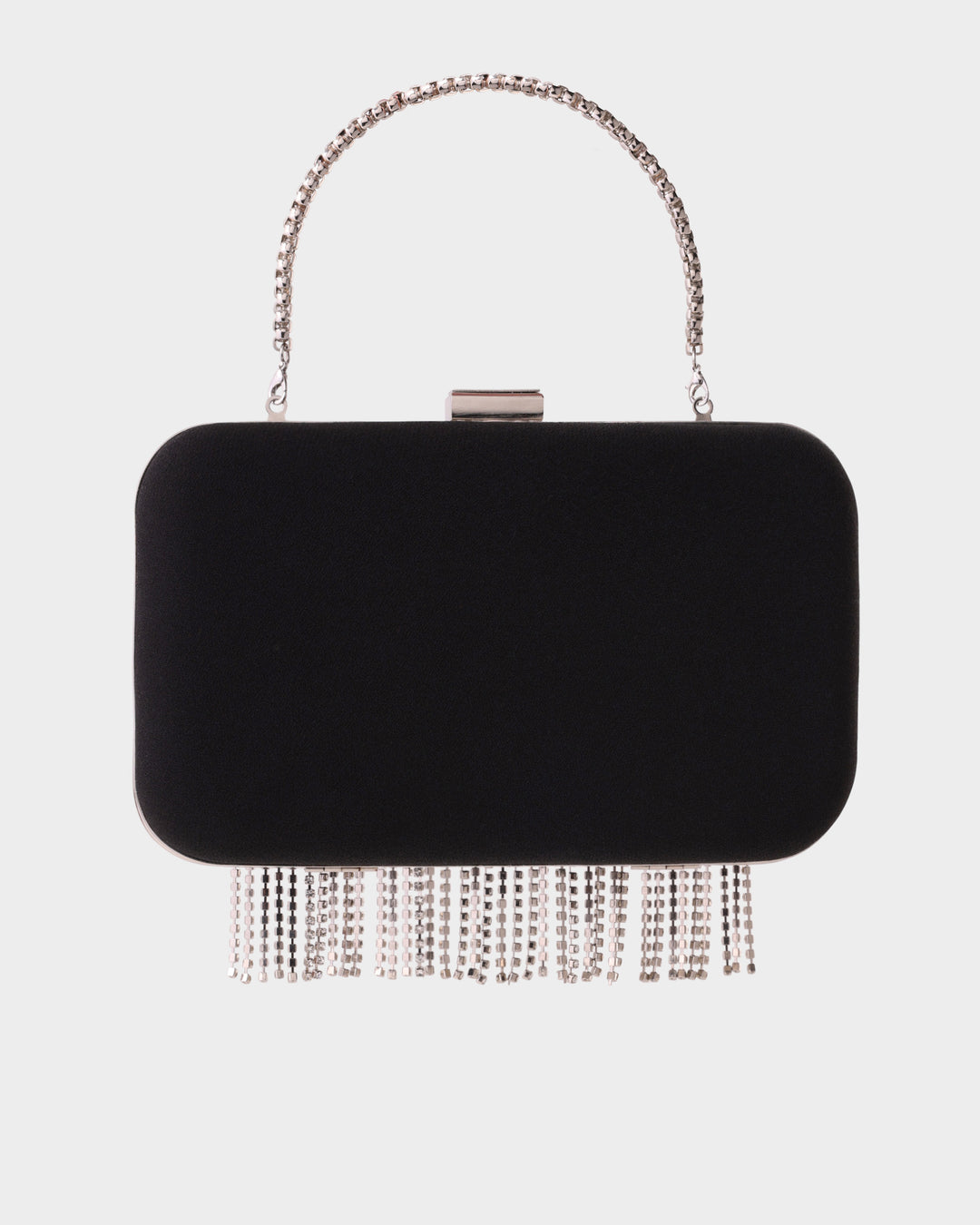 Clutch with Stone Fringes