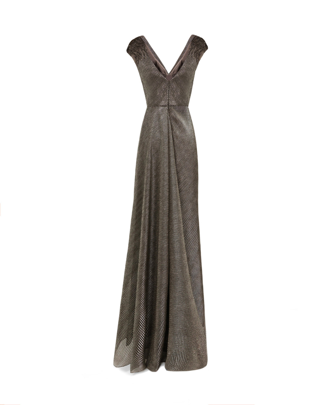 Draped Cowl-Neckline Dress