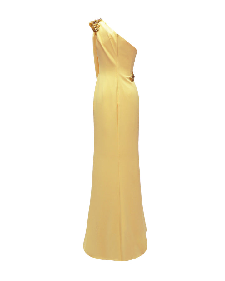 One-Shoulder Draped Dress