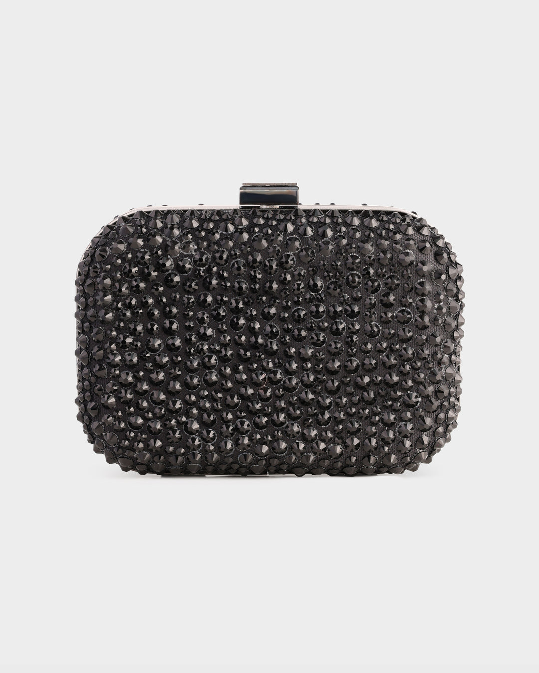 Black Clutch With Rhinestones