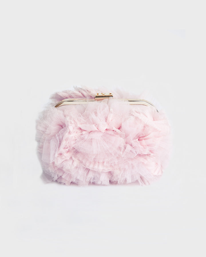 Rushed Tulle Clutch