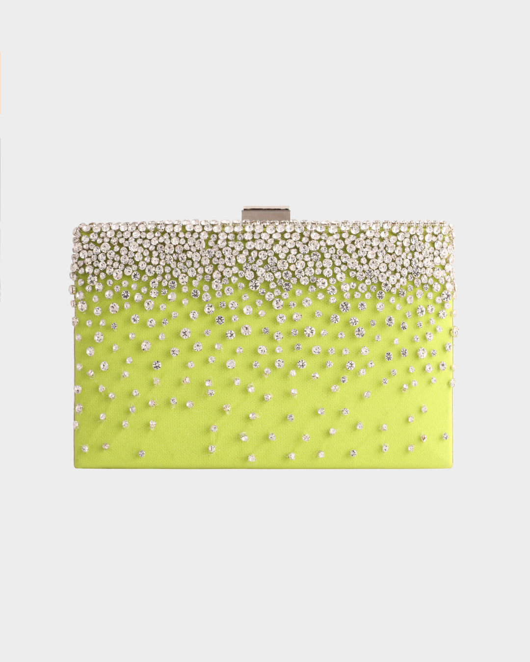 Bejeweled Lime Clutch