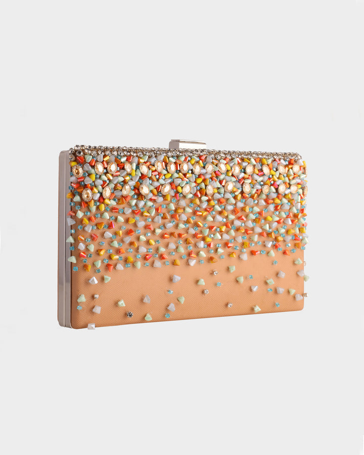 Bejeweled Coffee Clutch