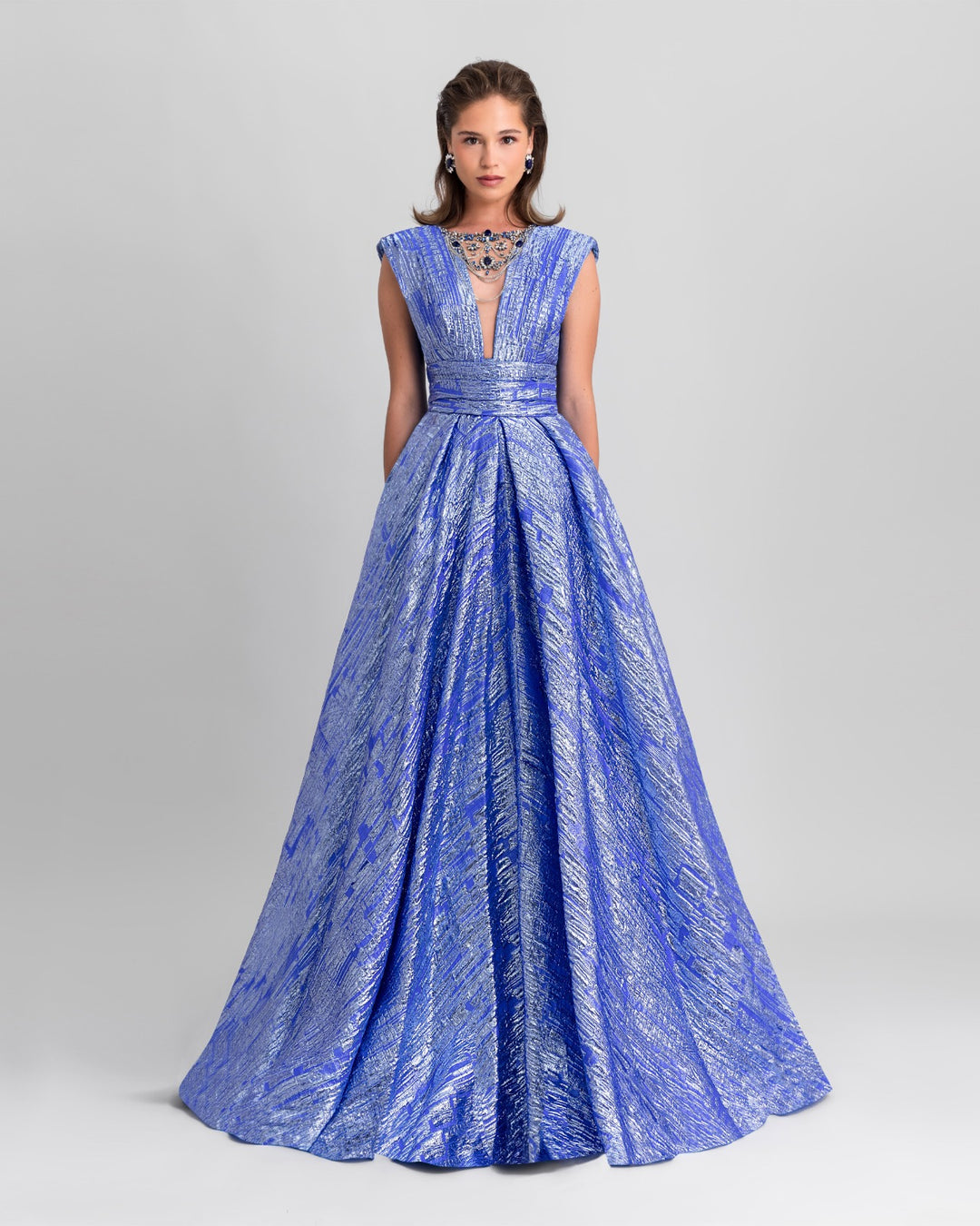 Princess Cut Blue Dress