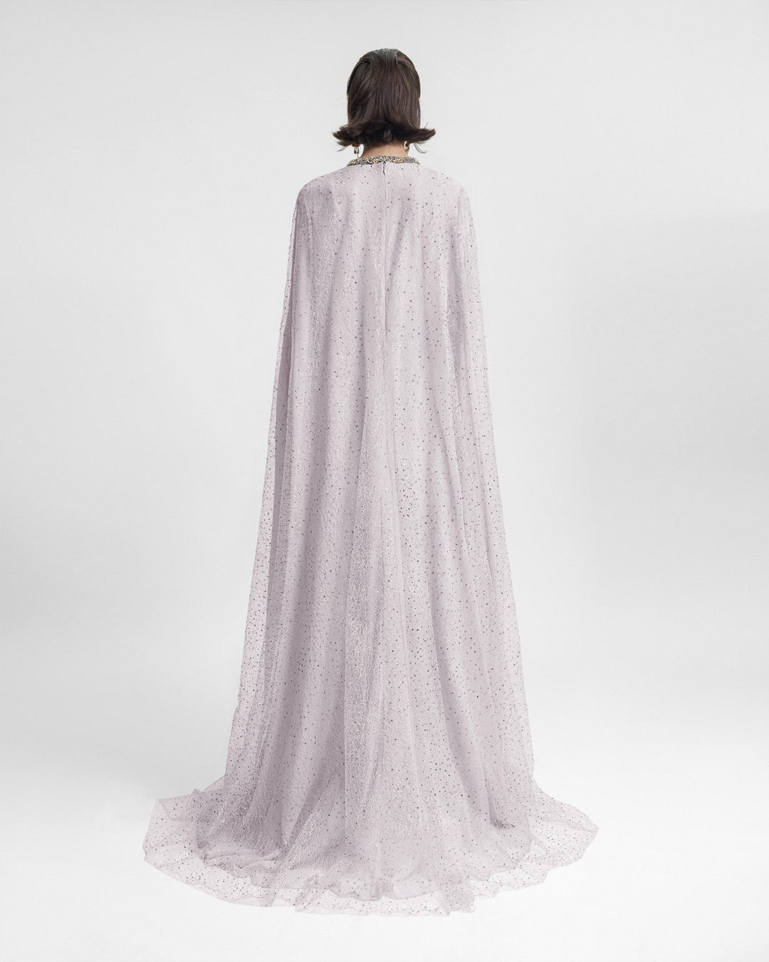 Loose-Cut Light Lilac Kaftan