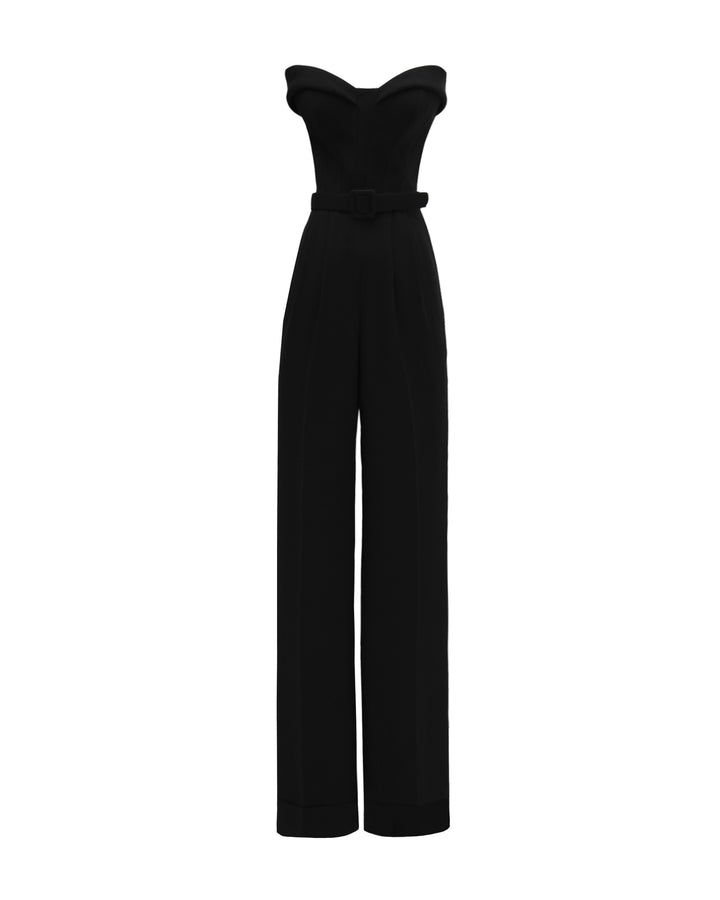 Strapless Straight Jumpsuit