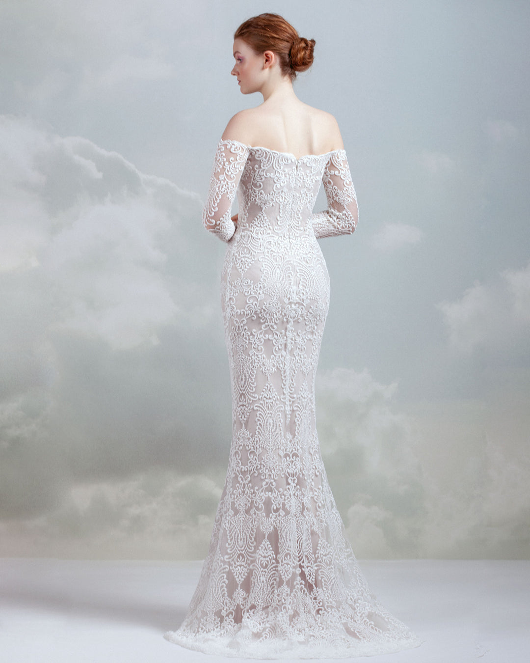 Lace Fitted Gown