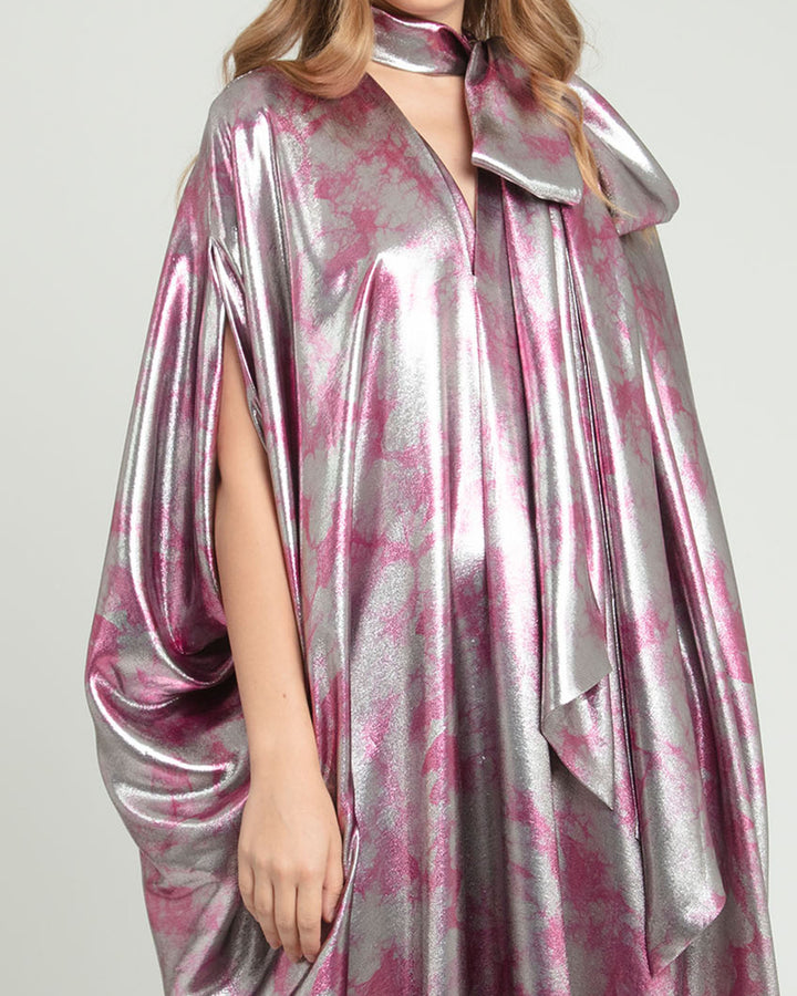 V-Neckline Loose Design Kaftan