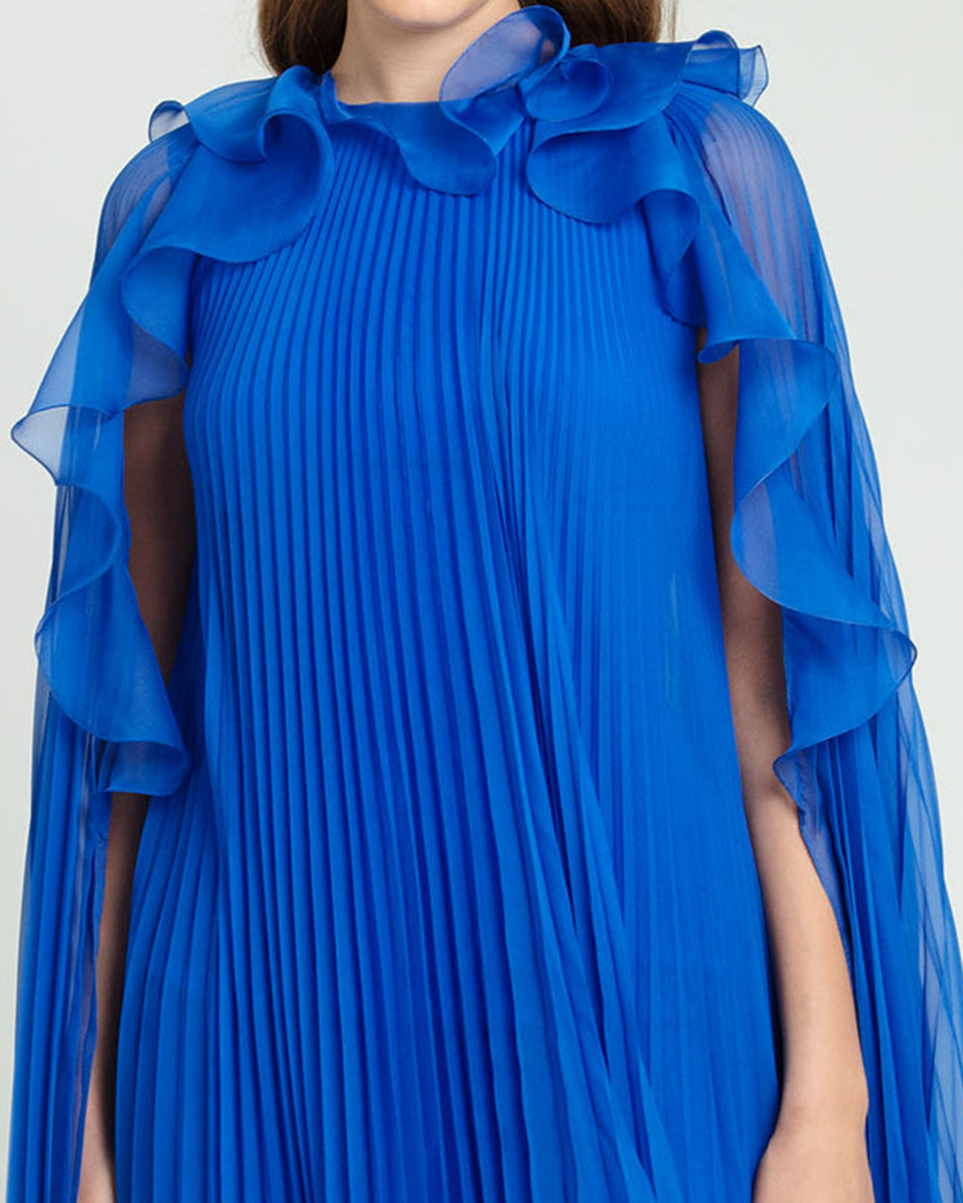 Flared Royal Blue Kaftan