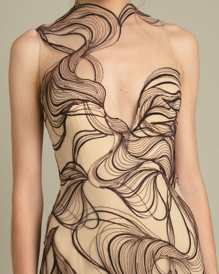 Laser Cut Dress