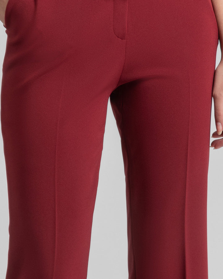 Crepe Wine Pants