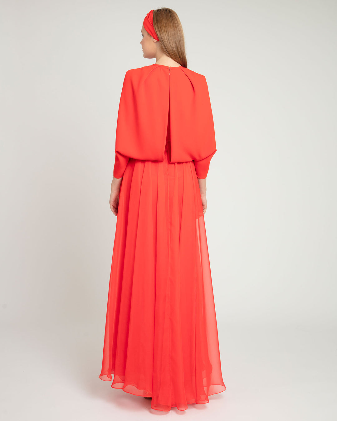 Cape-Like Sleeves Flared Kaftan